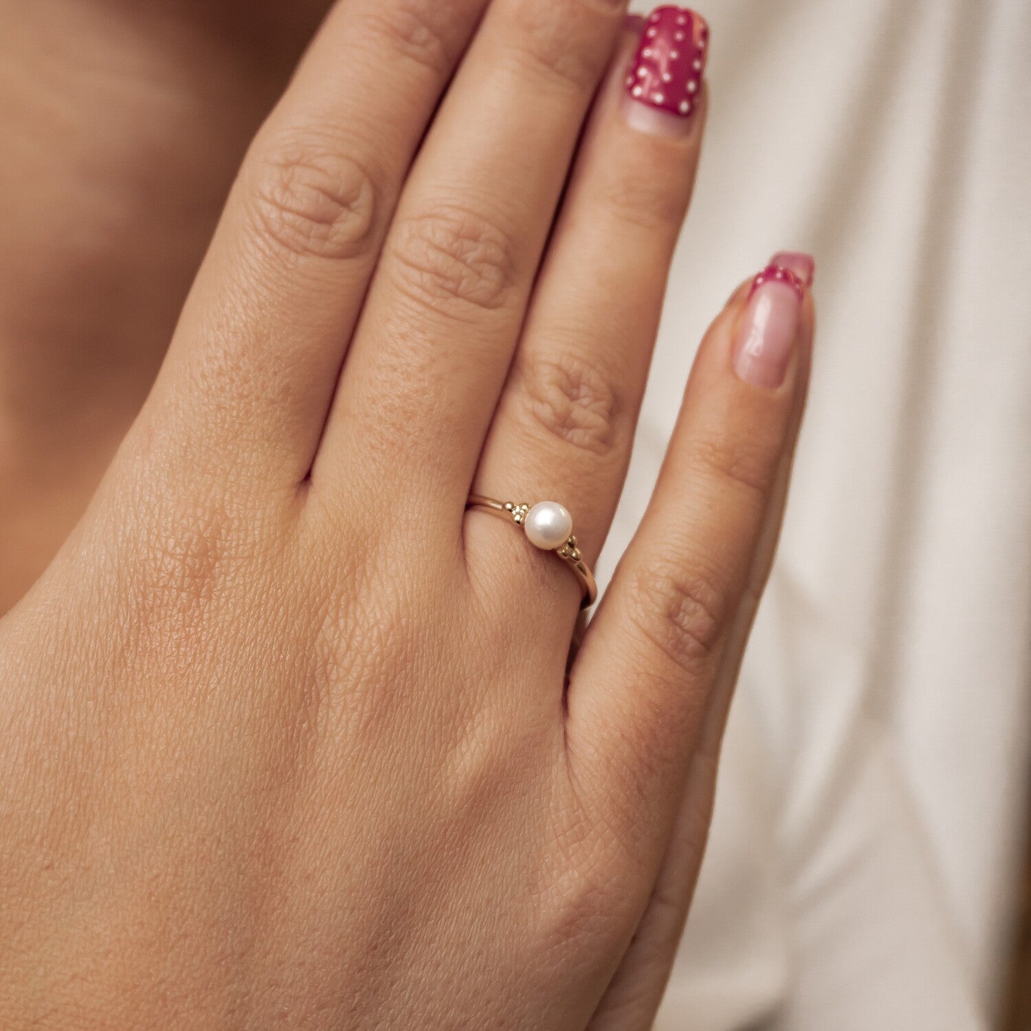 Awakening Pearl Ring 14K Gold