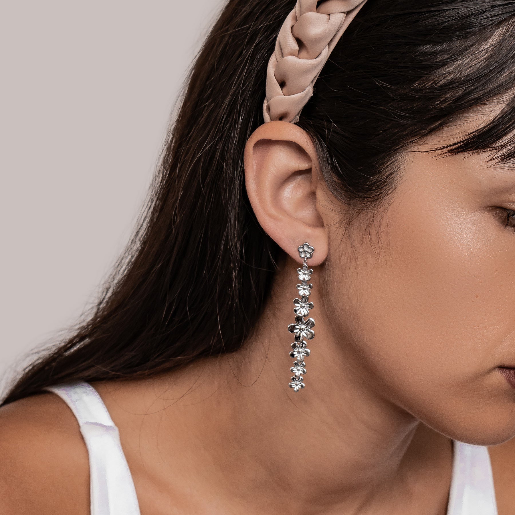 Daisy Cascade Drop Earrings Waterproof