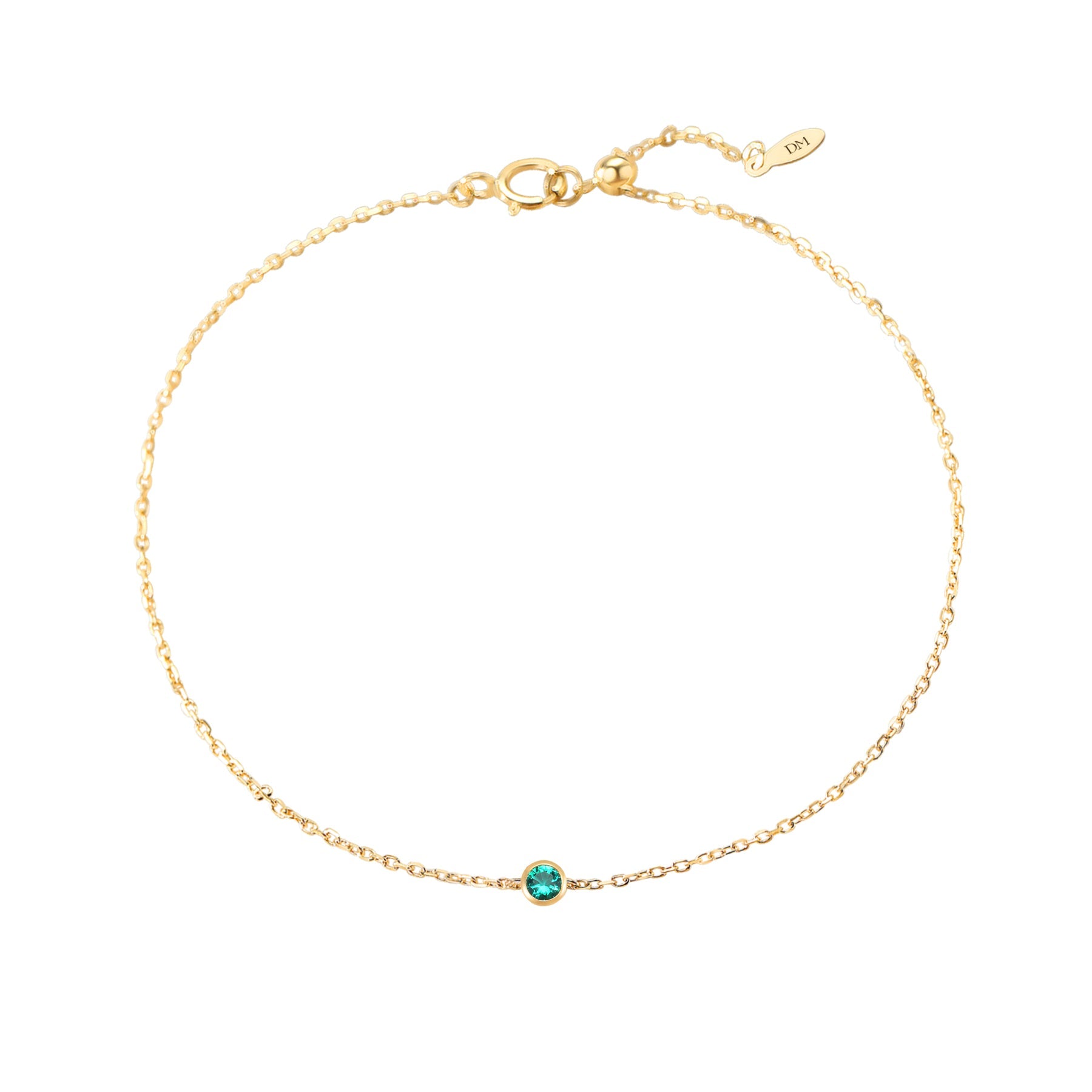 Evergreen Soul 14K Gold Emerald Bracelet