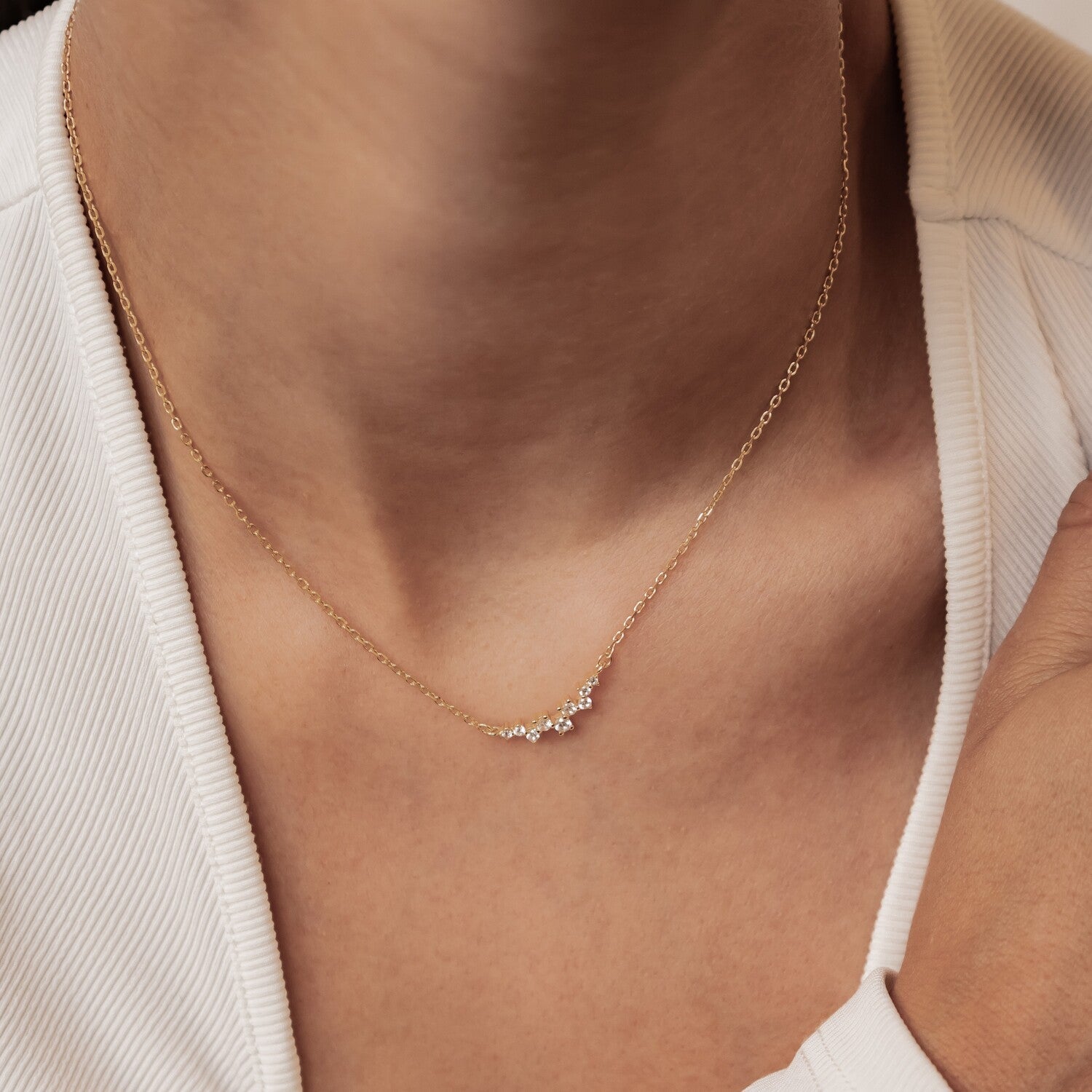 Infinite Shine Necklace Sterling Silver