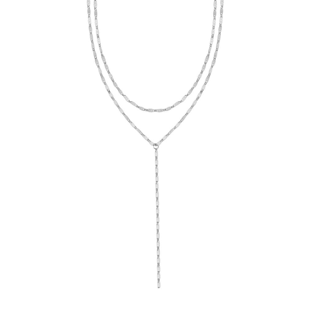 Layered Y Chain Necklace Waterproof