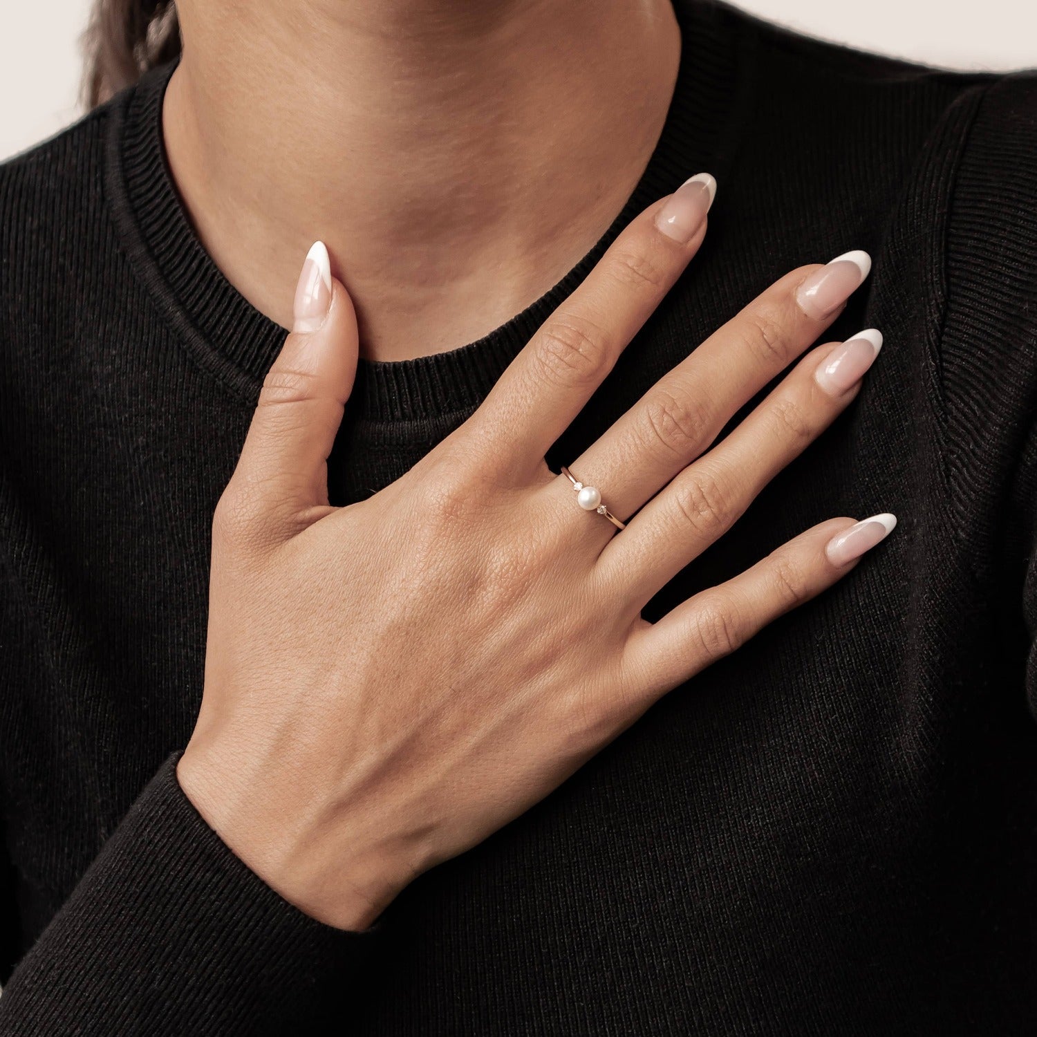 New Beginnings Pearl Ring 14K Gold