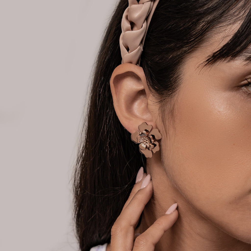 Petal Blossom Statement Earrings Waterproof