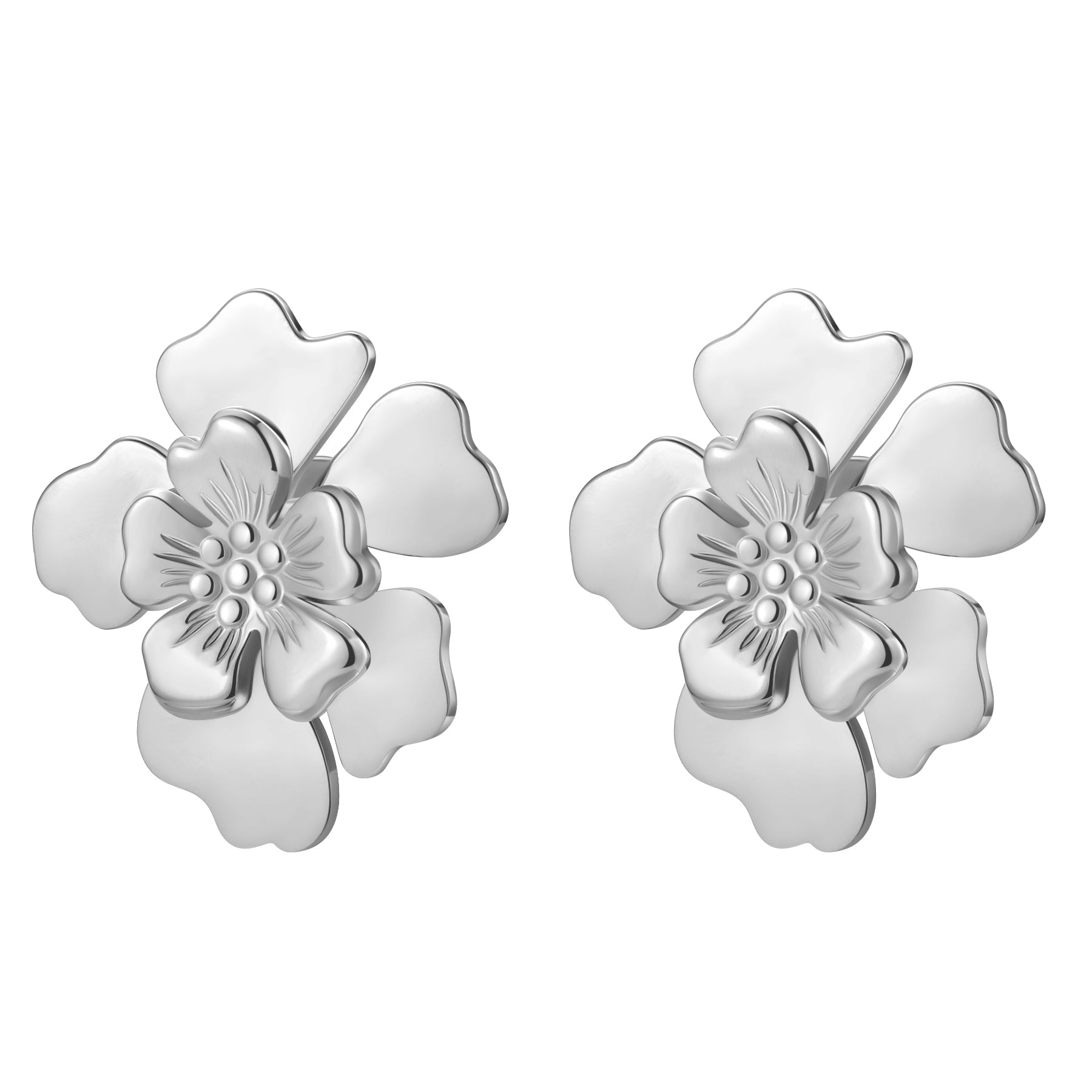 Petal Blossom Statement Earrings Waterproof