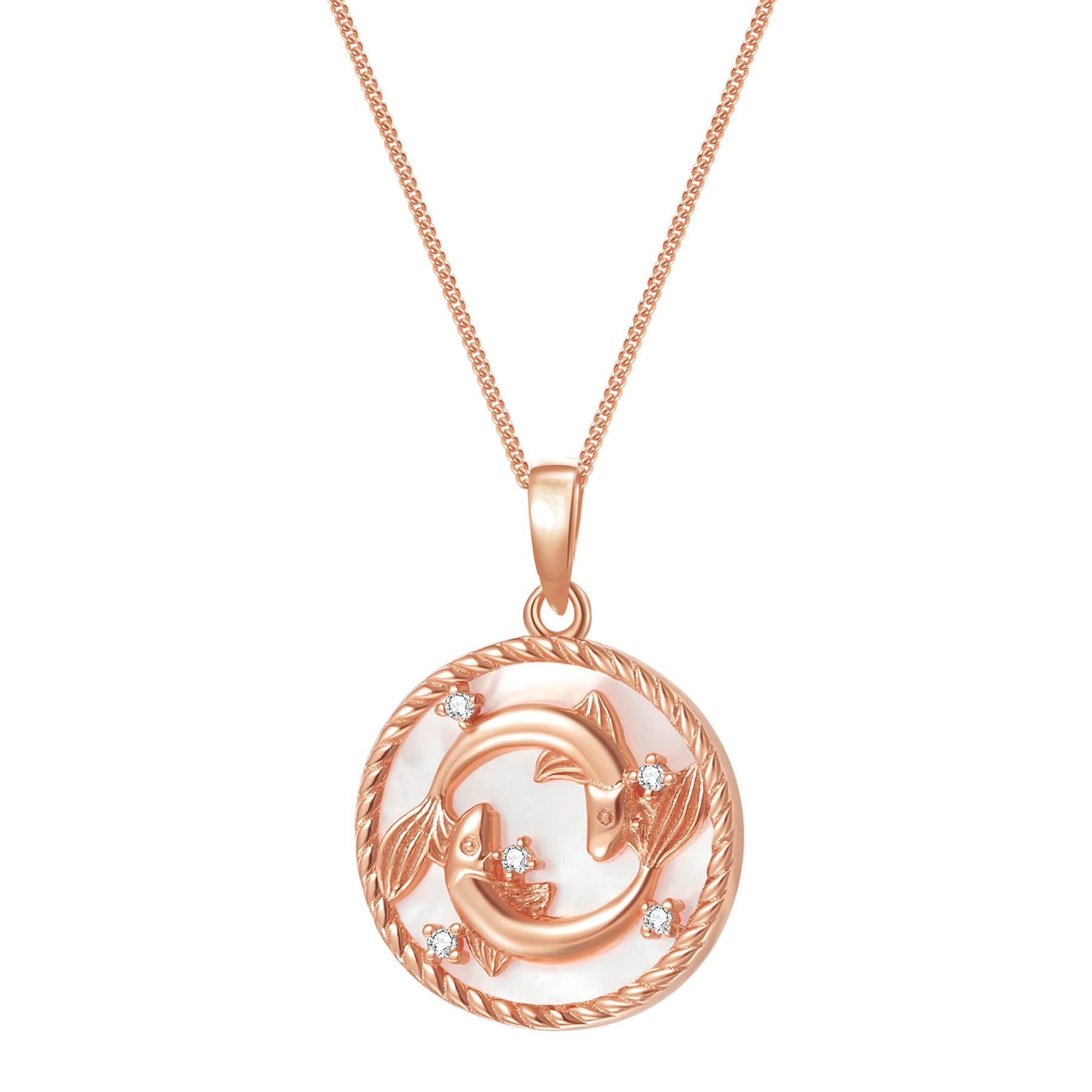 Pisces Zodiac Pendant Necklace