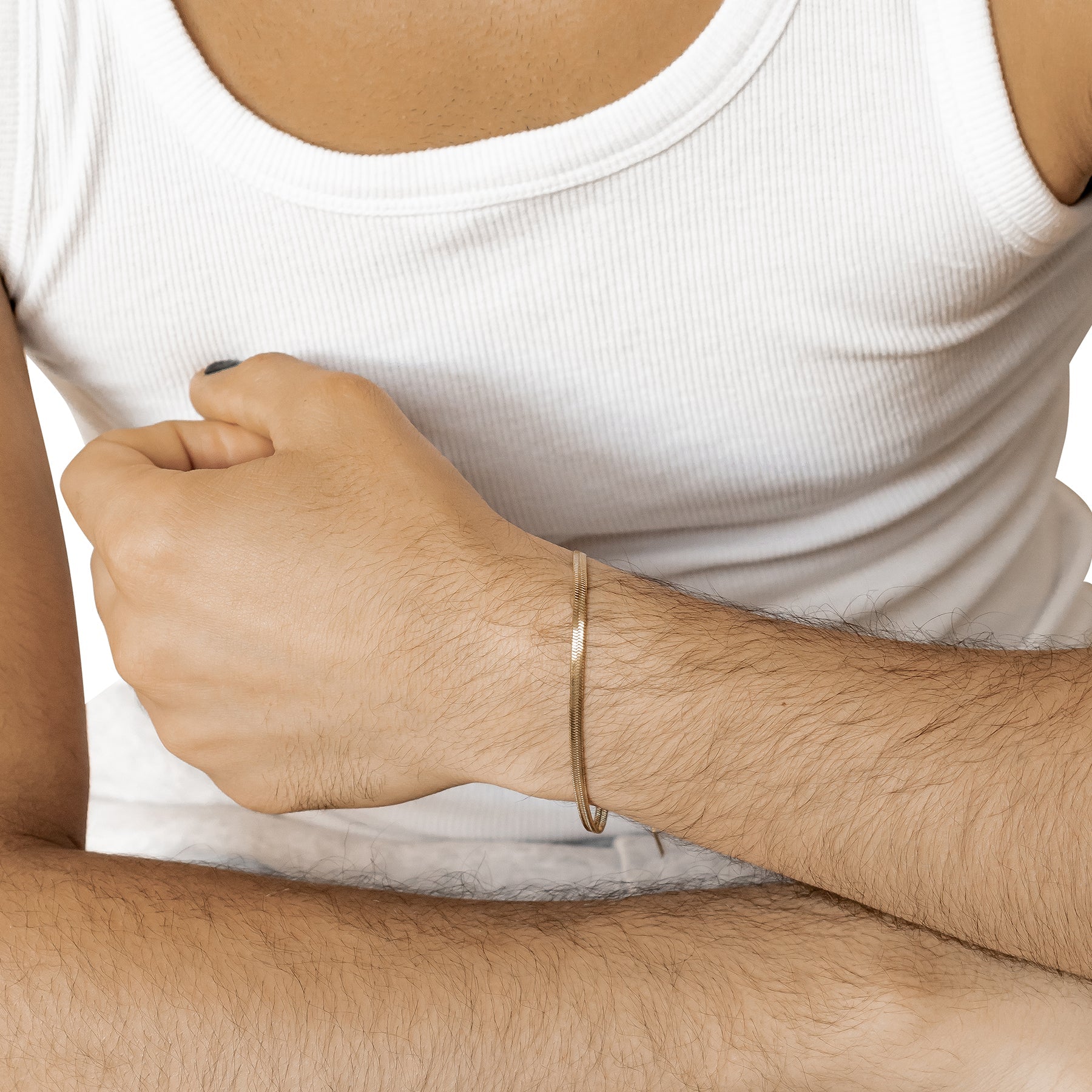 Snake Chain Bracelet Waterproof 18-23cm