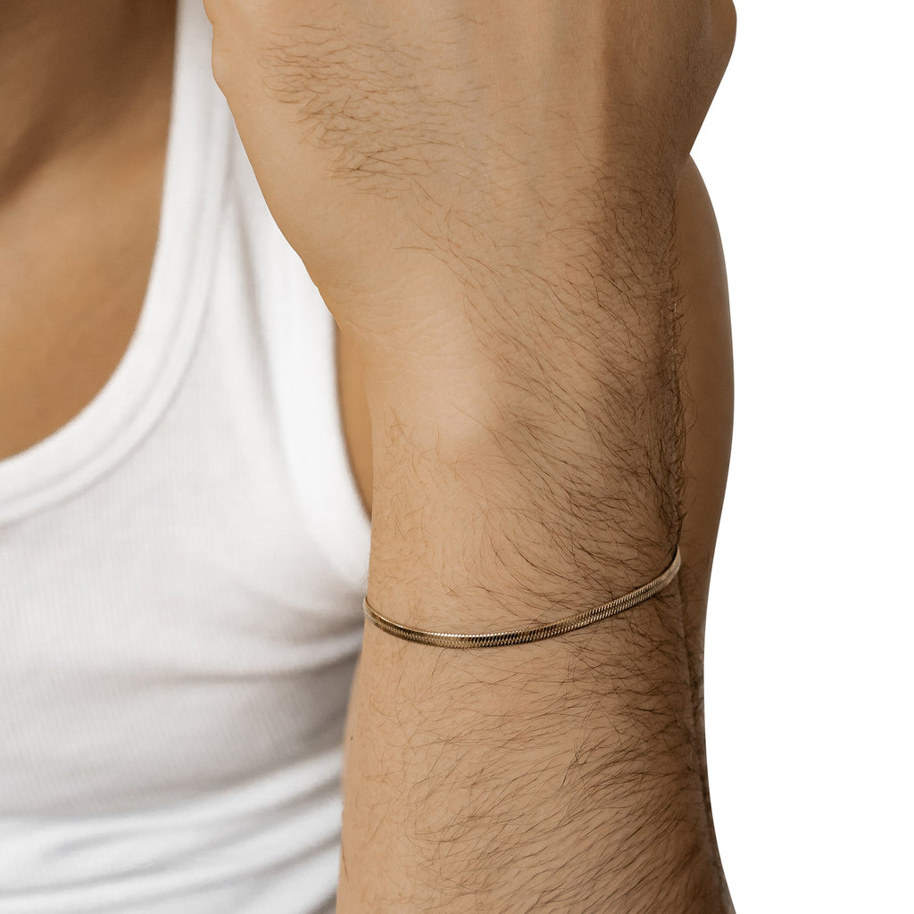 Snake Chain Bracelet Waterproof 18-23cm