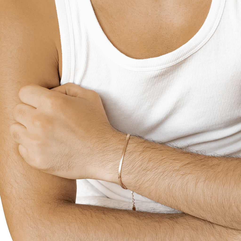 Snake Chain Bracelet Waterproof 18-23cm