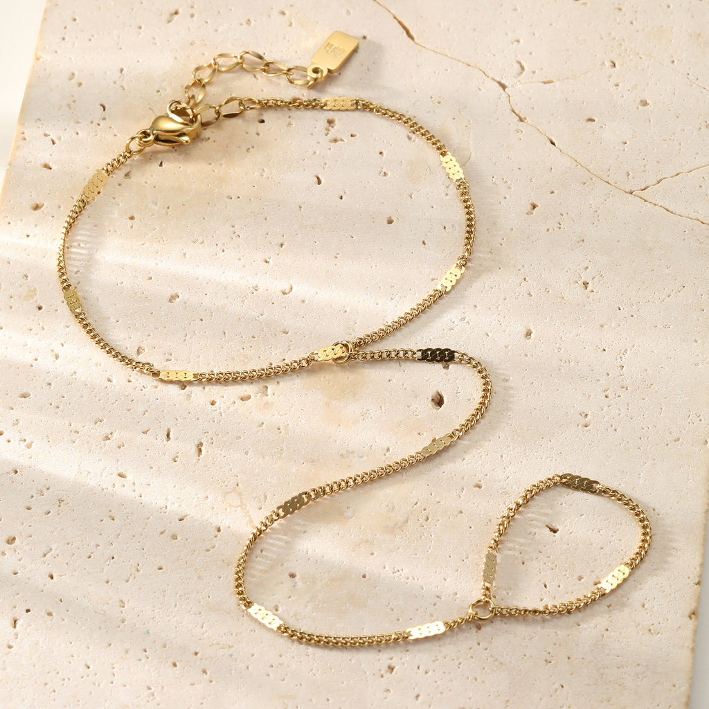 Starburst Hand Chain Bracelet