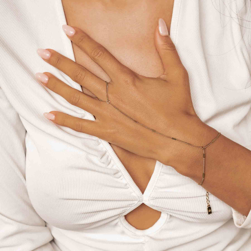 Starburst Hand Chain Bracelet