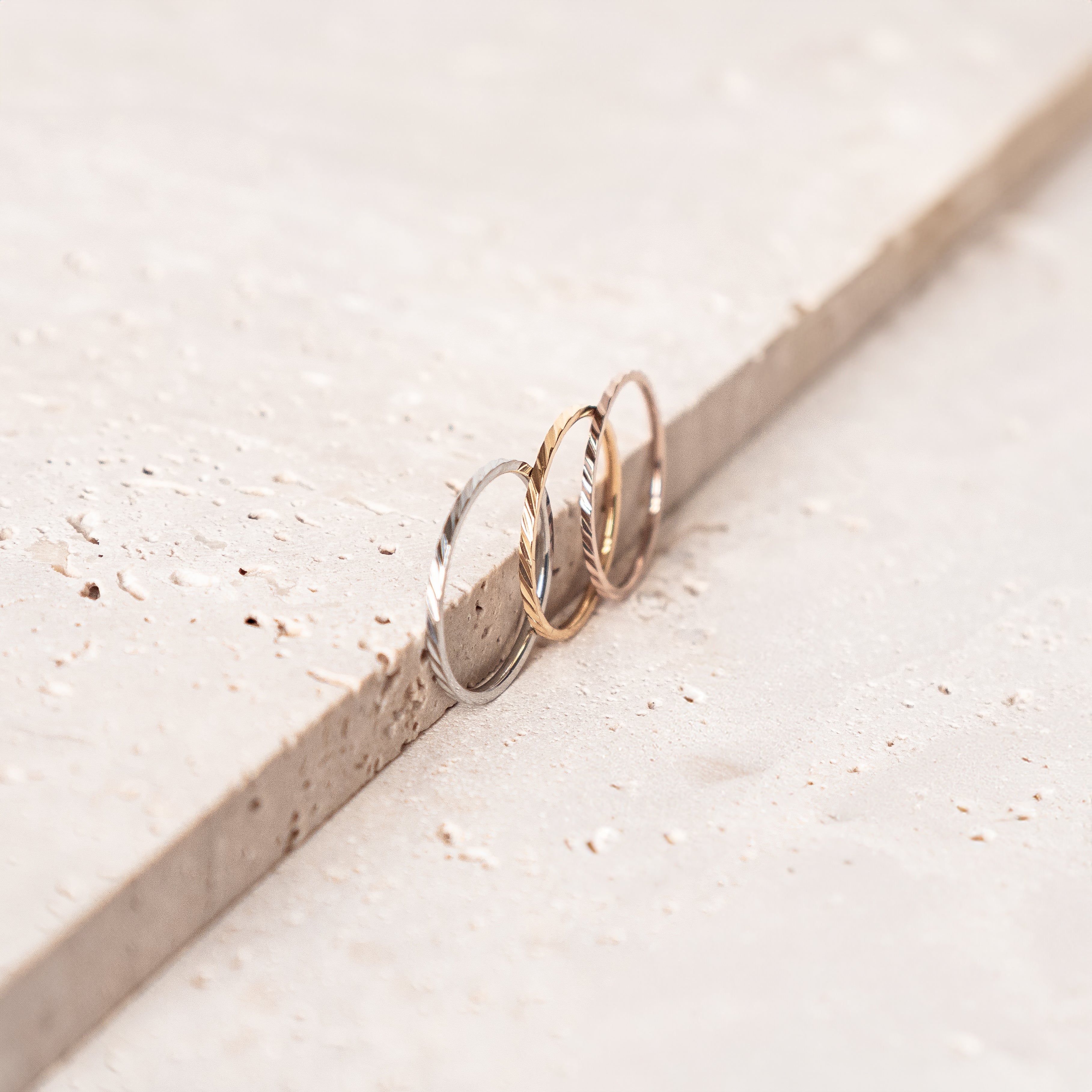 Twist Stack Ring Stainless Steel