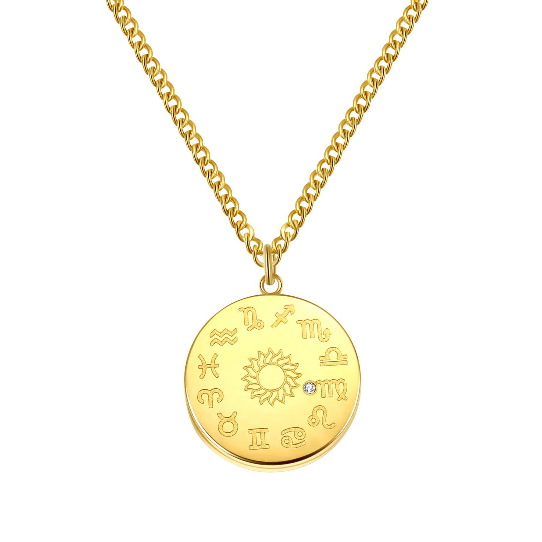 Virgo Star Constellation Necklace