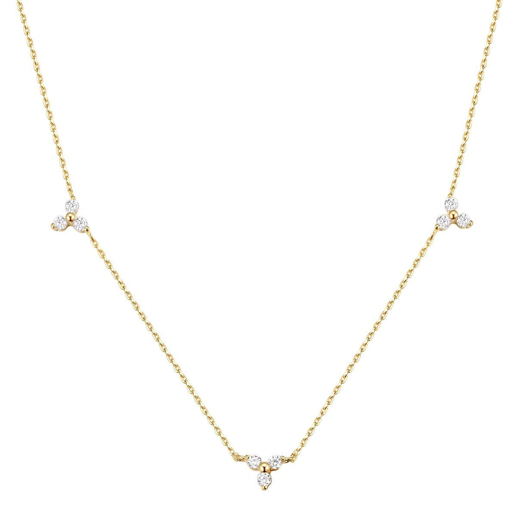 Trinity Necklace 14K Gold