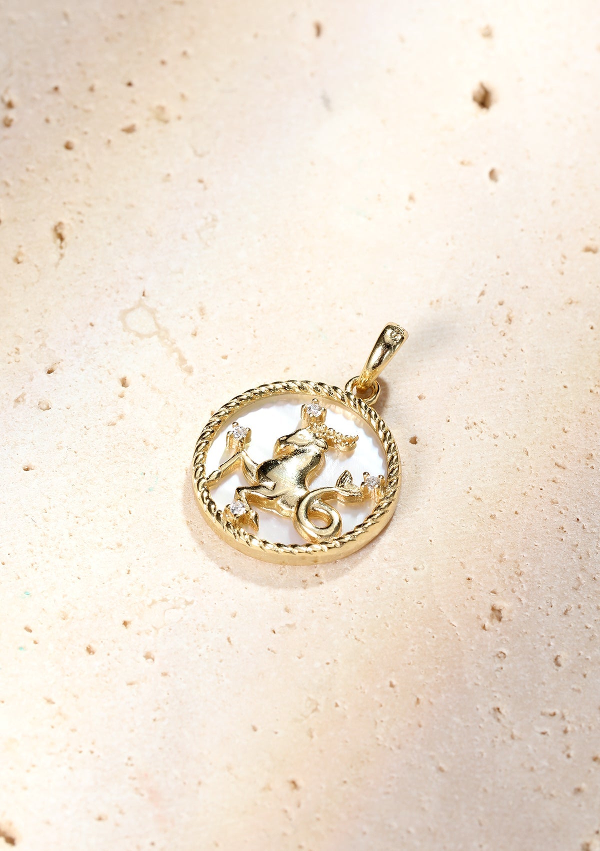 Capricorn Zodiac Pendant Necklace