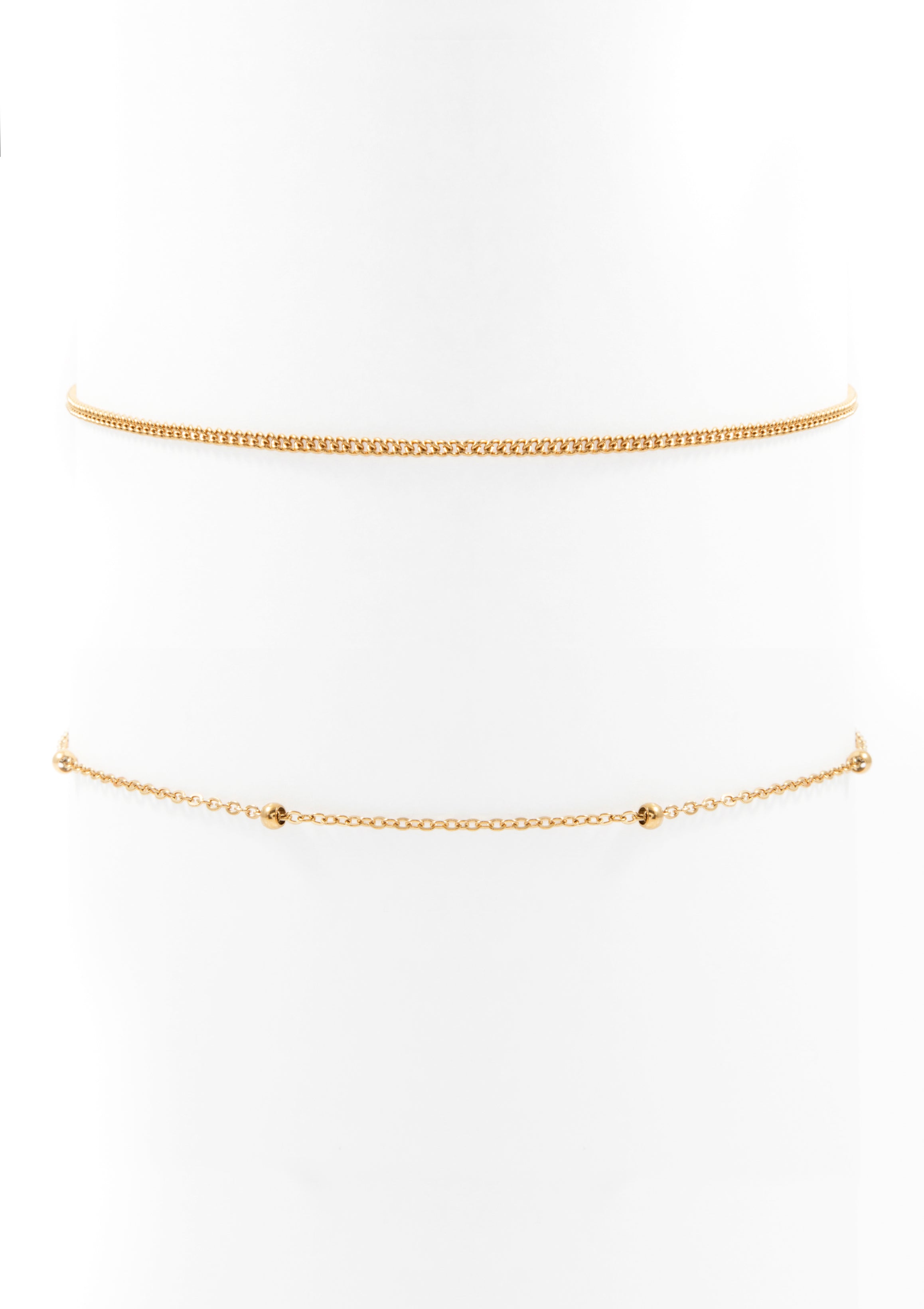 Delicate Choker Set Gold