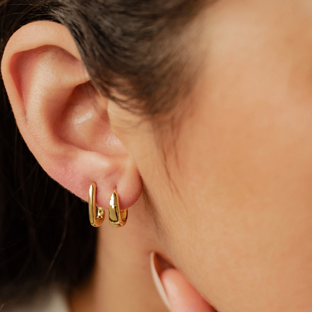 Dome Hoop Earring Sets