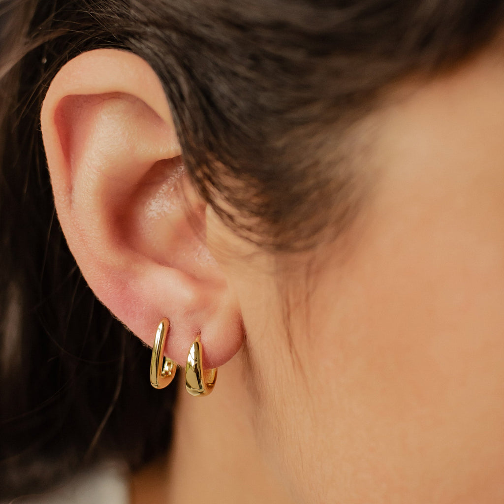 Dome Hoop Earring Sets