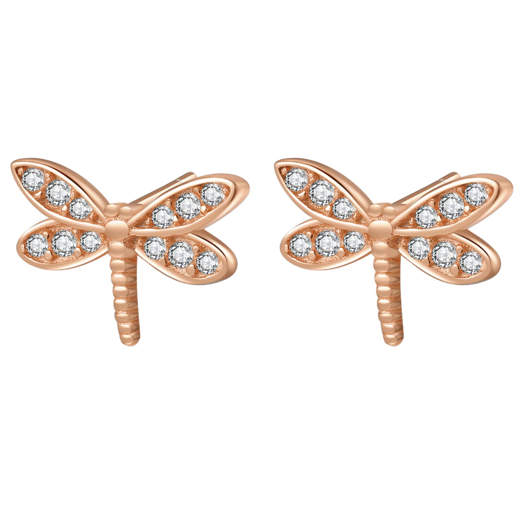 Dragonfly Stud Earring Sterling Silver