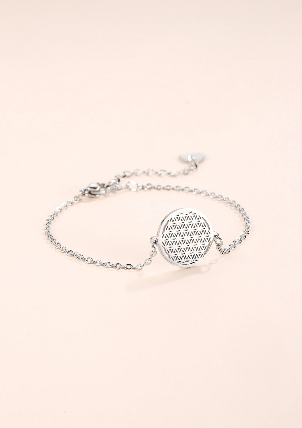 Flower of Life Bracelet Silver