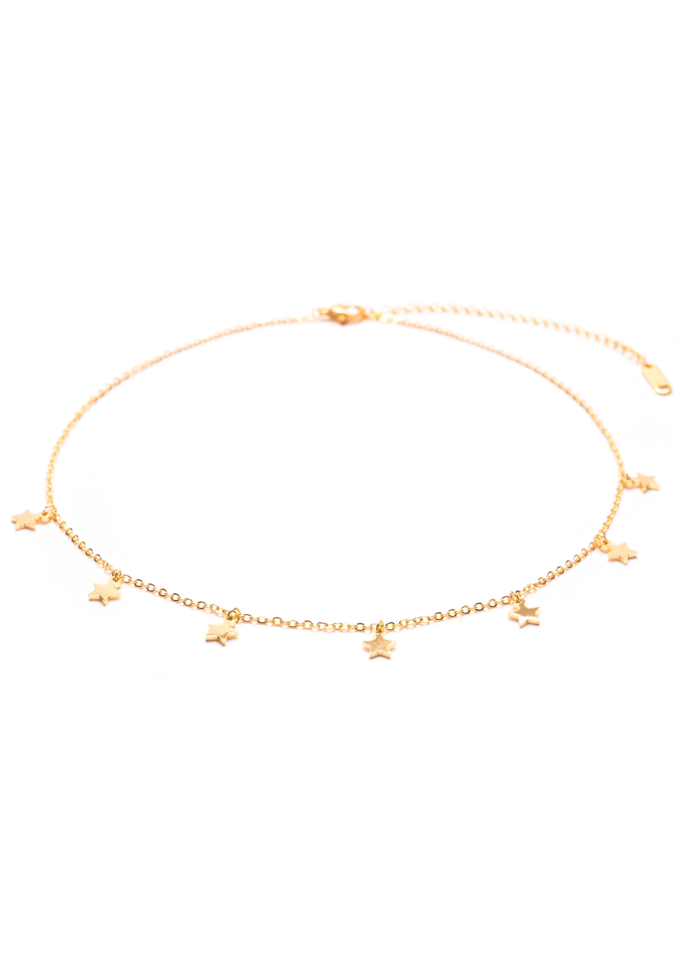 Multilayer Necklace Set in Gold