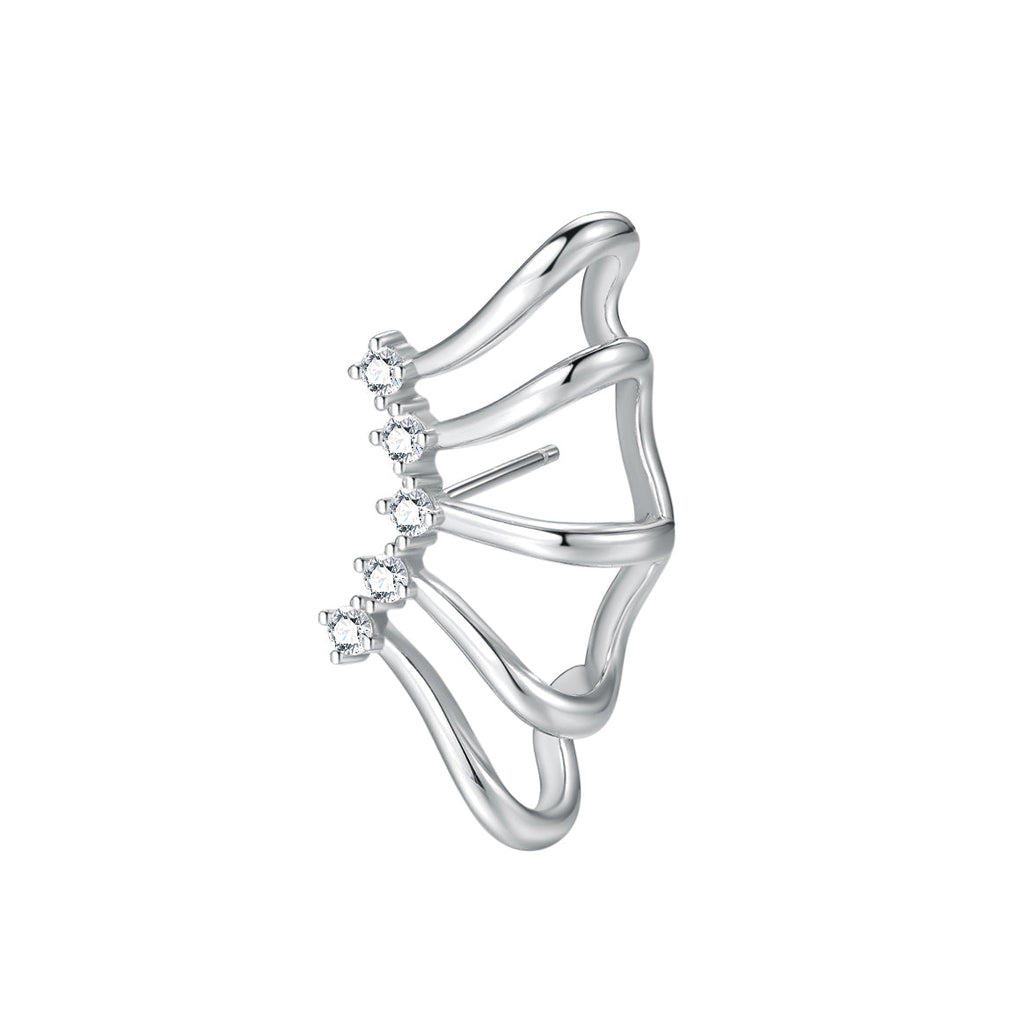 Wrap Wing Earring Sterling Silver
